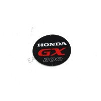  Honda GX200 Recoil Starter Label EMBLEM(GX200)(Genuine Parts) 87521-ZL0-030